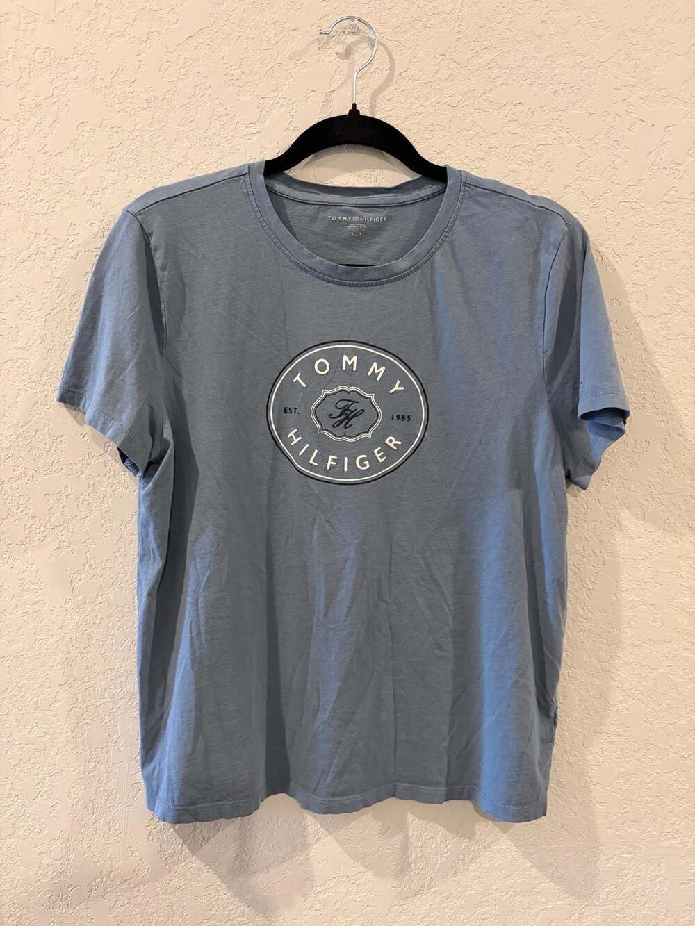Tommy Hilfiger Blue Short Sleeve Circle Logo Graphic T-Shirt